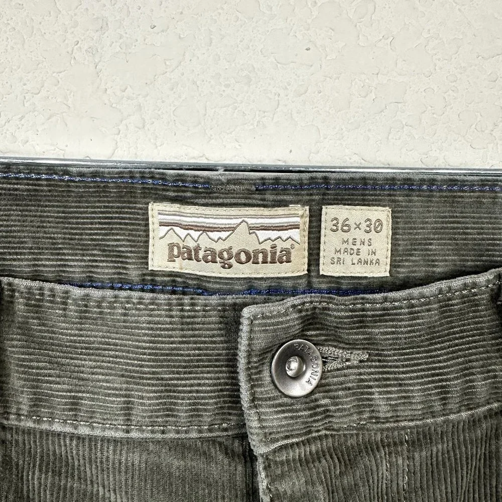 Patagonia Regular Fit Cords Pants in Forge Gray - Picture 3 of 8